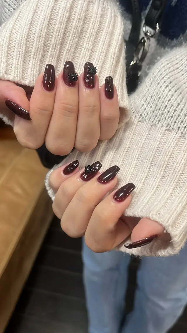ネイル ニュアンスネイル シンプルネイル SAKU nail 作島茜のネイルデザイン