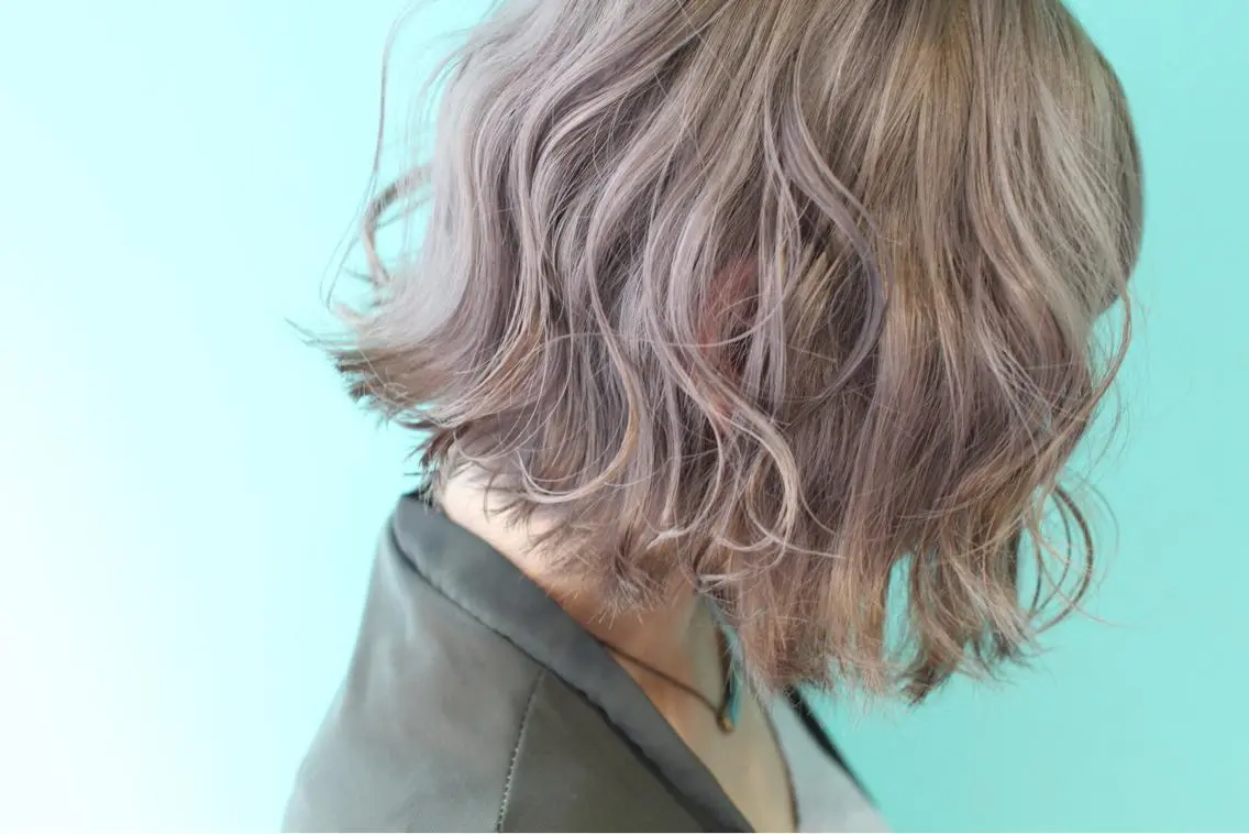 ミディアム カラー 堺 鳳 ママ美容師 yukariのヘアスタイル