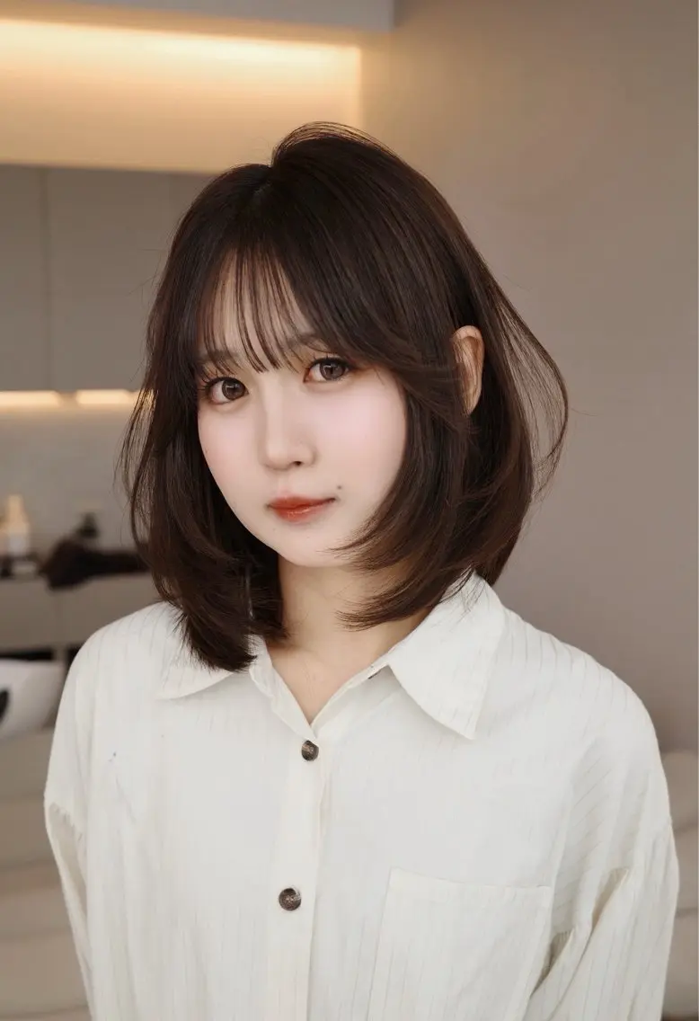 ショート ボブ ミディアムモデル COA 佐藤壮真🪶のヘアスタイル