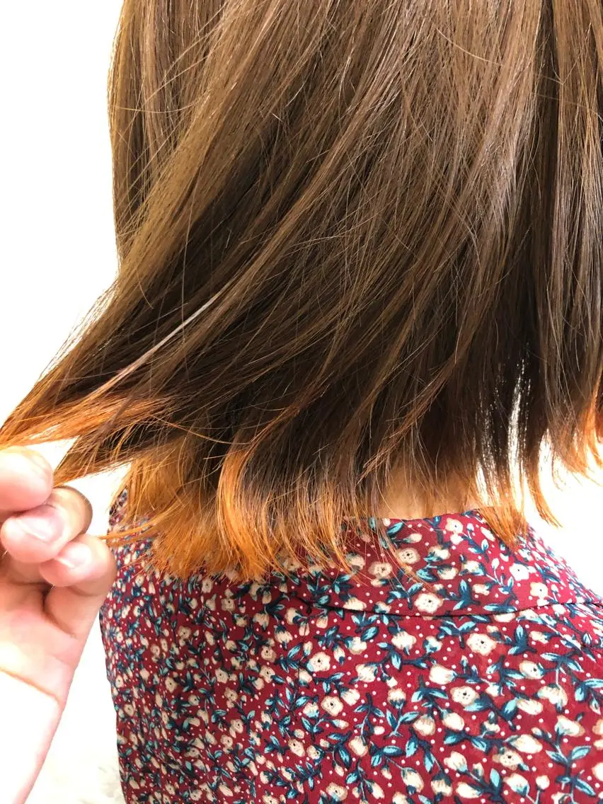 💫minimo限定💫　イヤリングカラーorインナーブリーチorグラデーションブリーチ＆カラー  🌺の写真