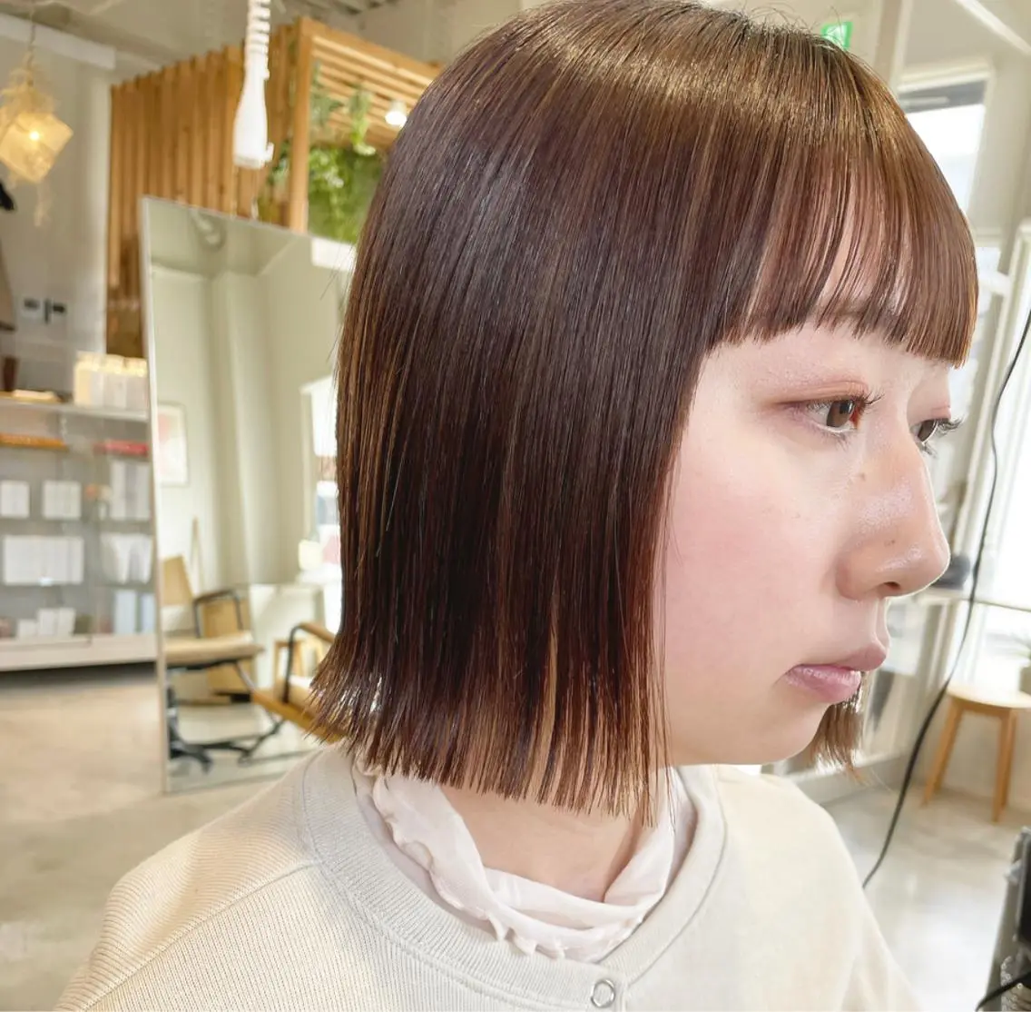 ショート ボブ トップディレクター アヤカのヘアスタイル