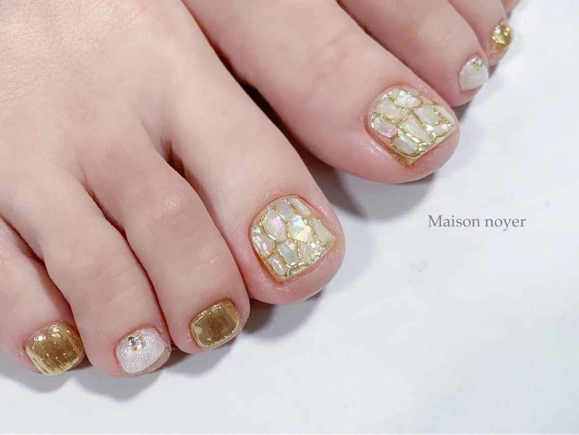ネイル フットネイル Maison noyerのネイルデザイン