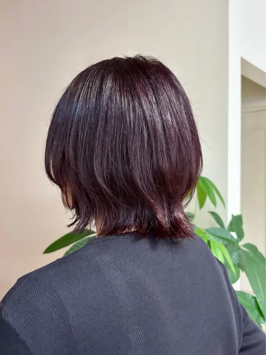 ショート カラー ブリーチ ダブルカラー ブリーチなしカラー カット ヘアカラー sana/レイヤー /ボブ/透明感カラーのヘアスタイル