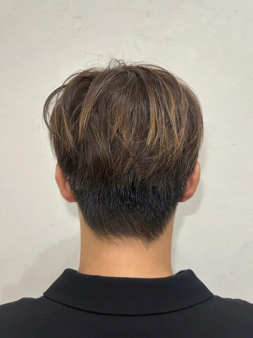 ショート カット 諸戸 龍加/メンズカットのヘアスタイル