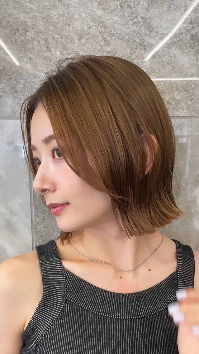 似合わせレイヤー🌟 巻ける縮毛矯正みつきのヘアスタイル