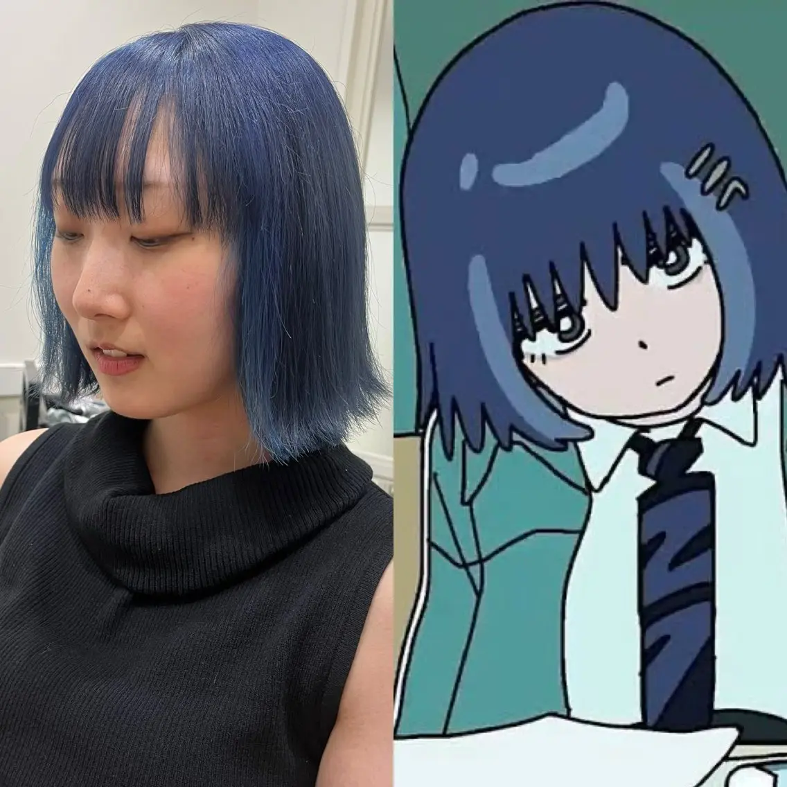 ミディアム カラー ブリーチ 透明感カラー ダブルカラー 髪質改善 縮毛矯正 【ただの天才 🎨】のヘアスタイル
