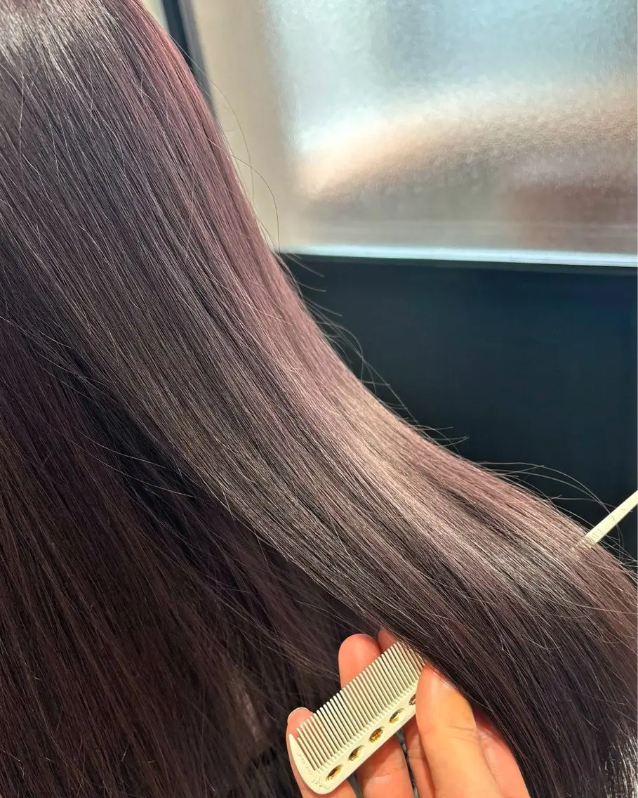 ミディアム カラー カット ヘアカラー トリートメント 川崎のカラー職人🥣 kentaのヘアスタイル