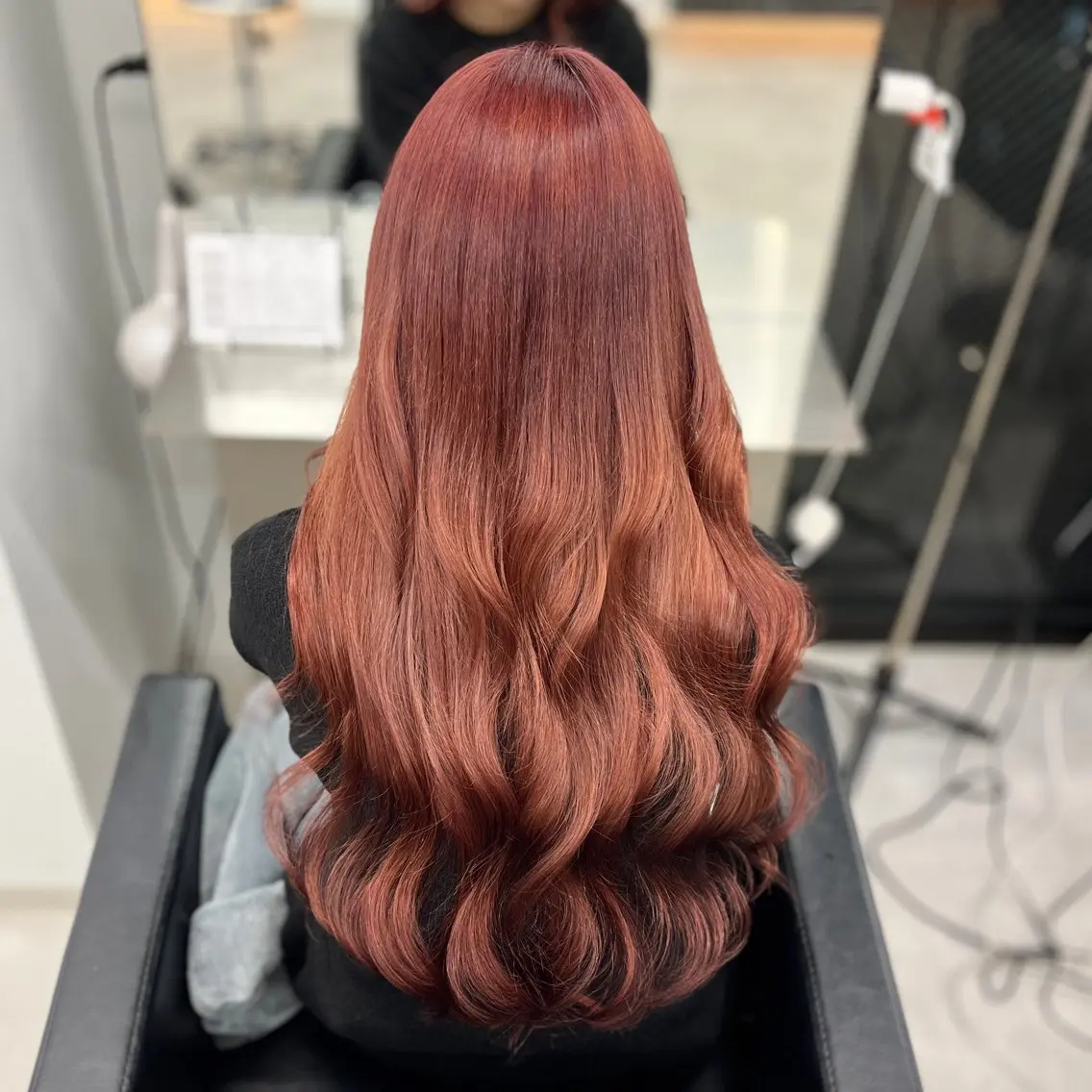 カラー カシス レッドカラー ヘアカラー MOMOKA / Lapis今泉店のヘアスタイル