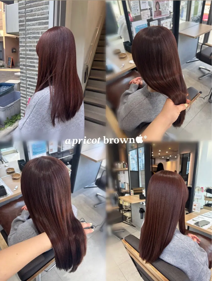 カラー カット ヘアカラー トリートメント konomi✧︎*。 ／暖色カラー🍒‎のヘアスタイル