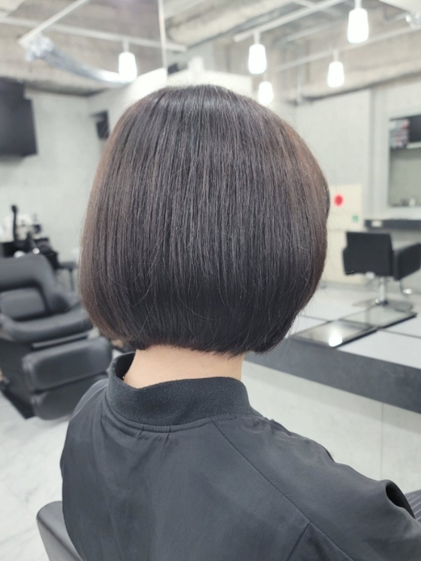 ショート ボブ 韓国風ヘア ❇️安達 優心❇️ レイヤー/艶髪特化のヘアスタイル