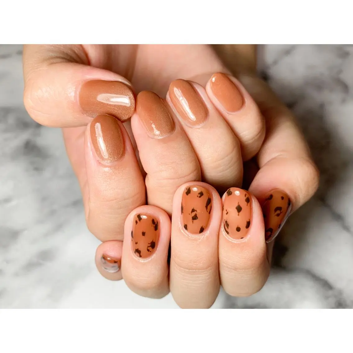 ネイル アニマル柄 マグネットネイル nailsalon maluriのネイルデザイン