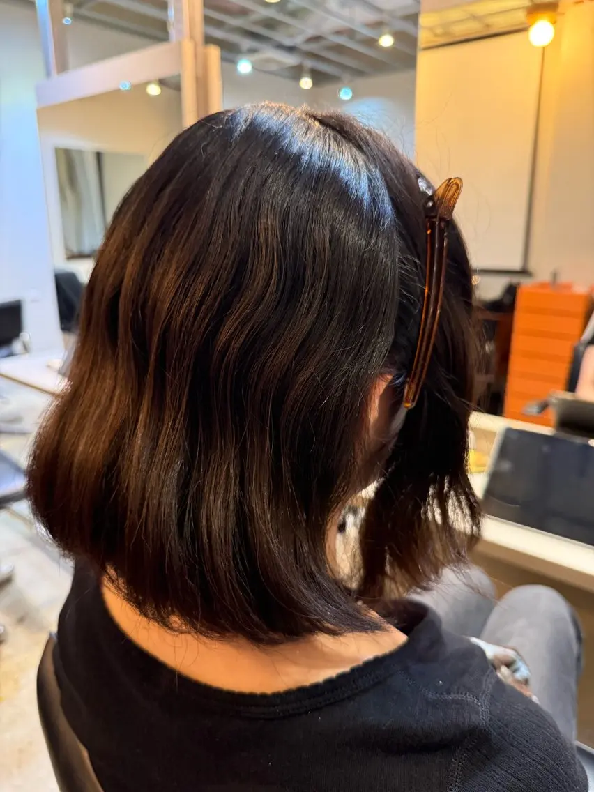 ミディアム 髪質改善 縮毛矯正 kosei hayashiのヘアスタイル