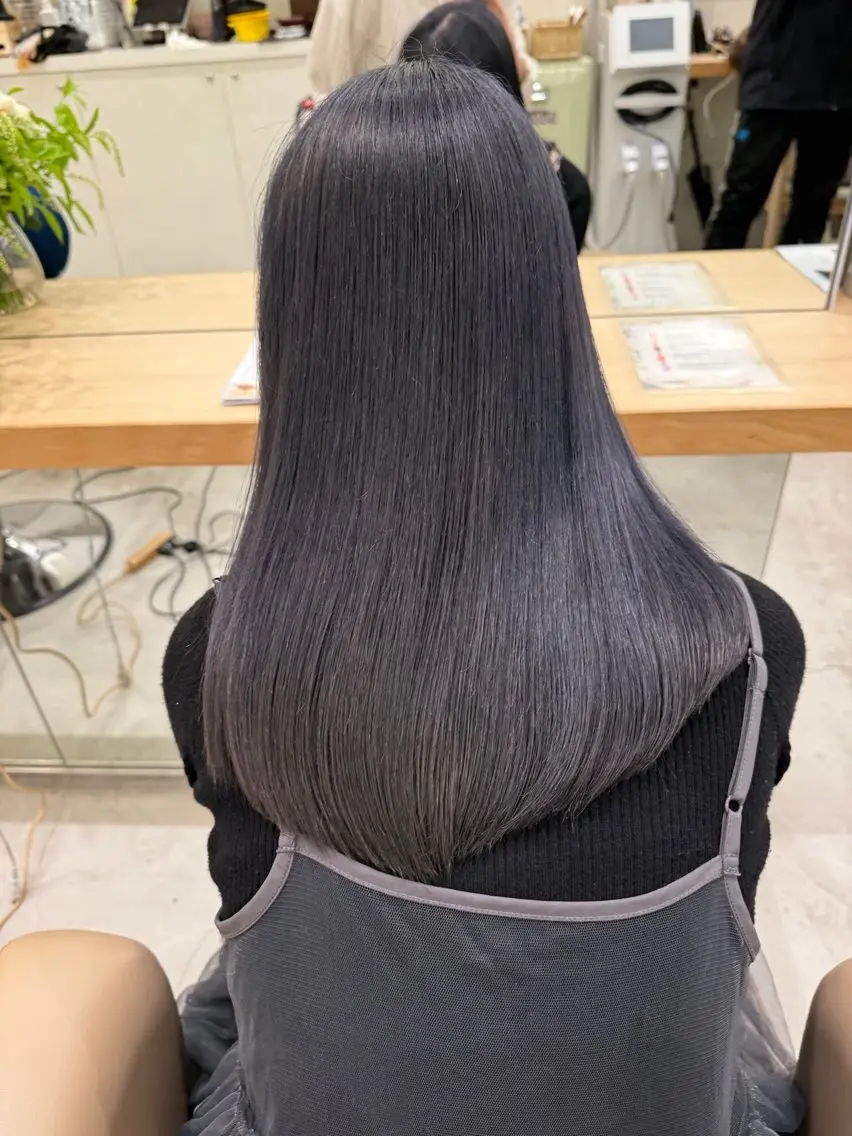 ロング カット 縮毛矯正 トリートメント 💛🤍U too e’s /店長🧸のヘアスタイル