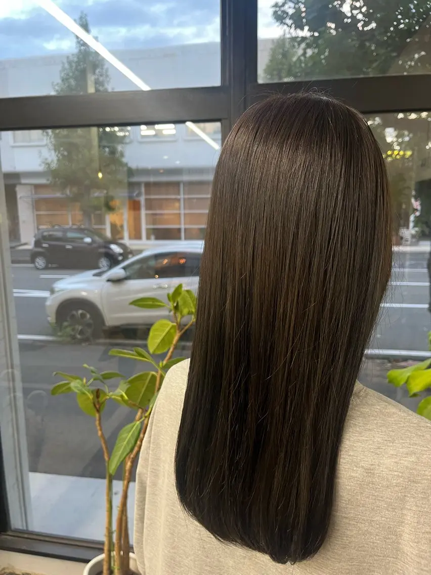 透明感カラー＋保湿トリートメント🫧の写真