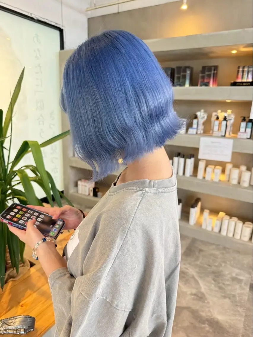 ショート ヘアカラー 🔥透明感&艶感カラ ー🔥蕾人のヘアスタイル