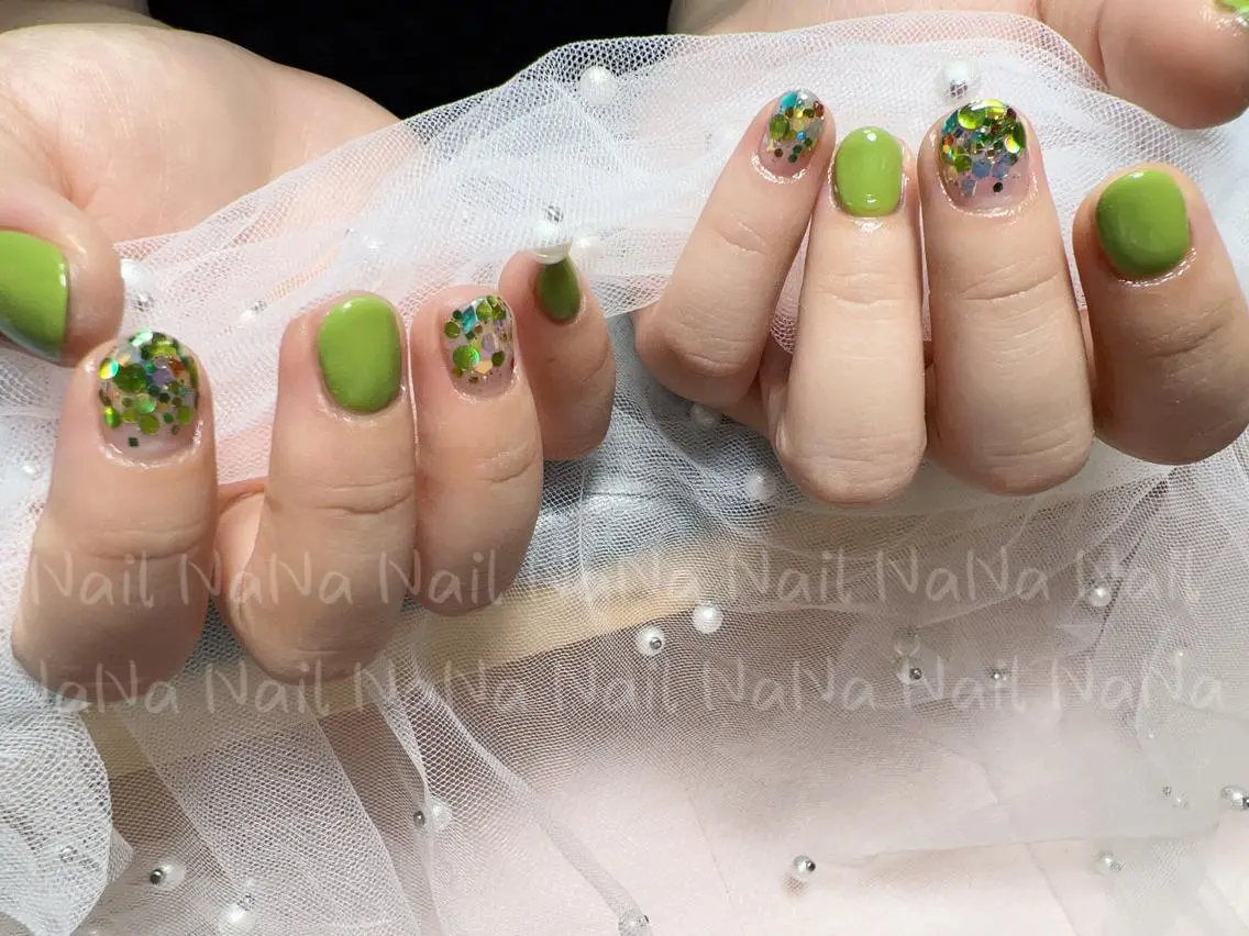 ショート カラー ネイル ハンドネイル Nail NaNaのネイルデザイン