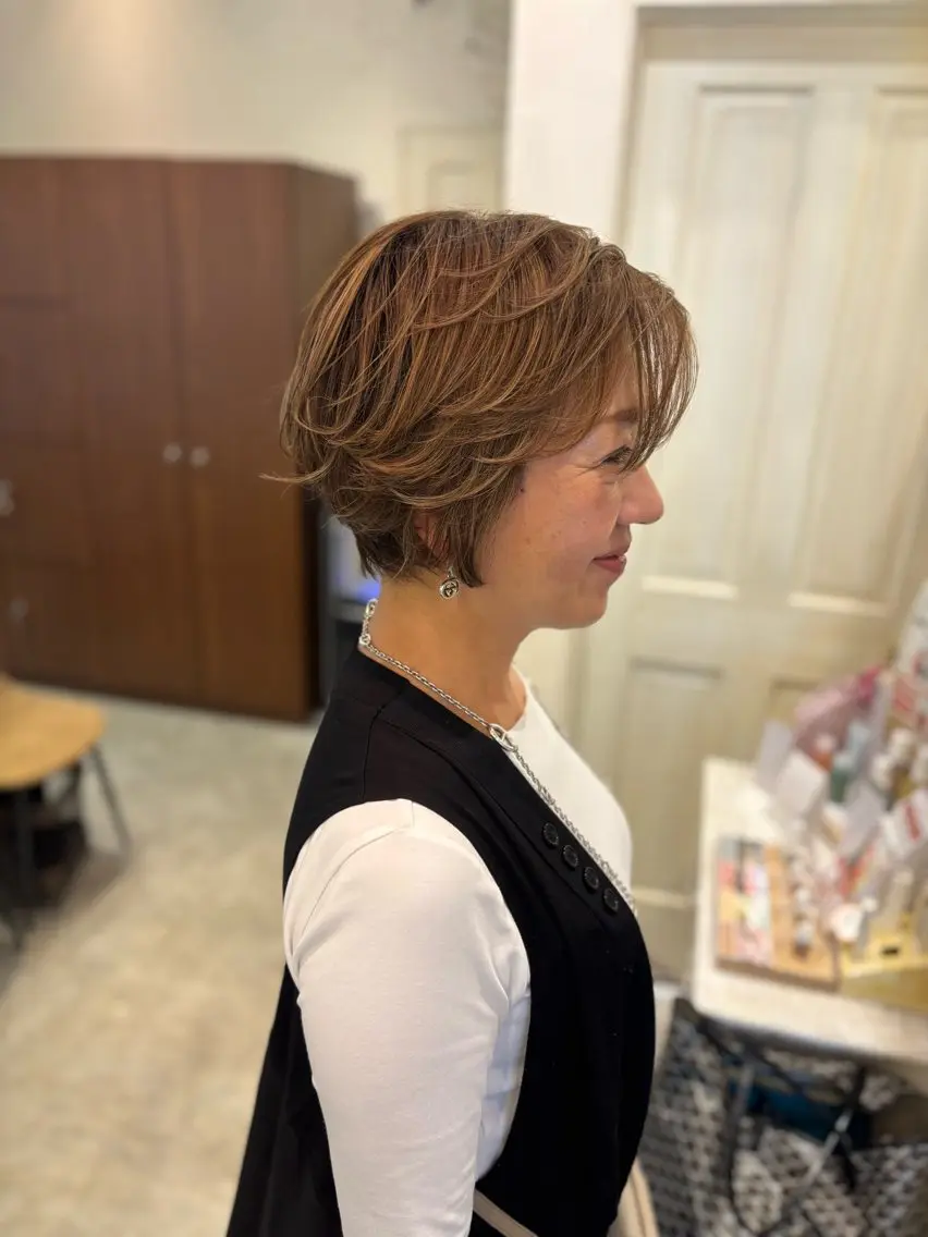 ショート 大川 瞳のヘアスタイル