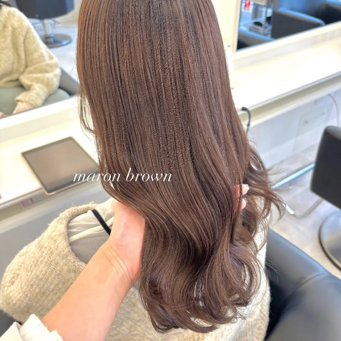 ロング カット ヘアカラー Parve Mix / 根本 梨湖🫧のヘアスタイル
