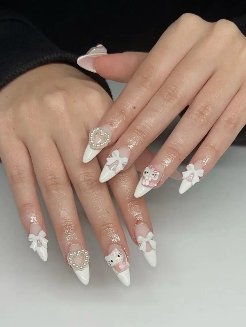 ネイル チークネイル フットネイル フレンチネイル グラデーション 韓国ネイル ハンドネイル Ribbonnail salonのネイルデザイン