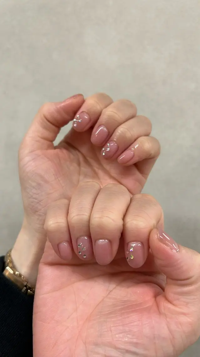 ネイル 氷ネイル・うるうるネイル プライベートサロン etelüのネイルデザイン
