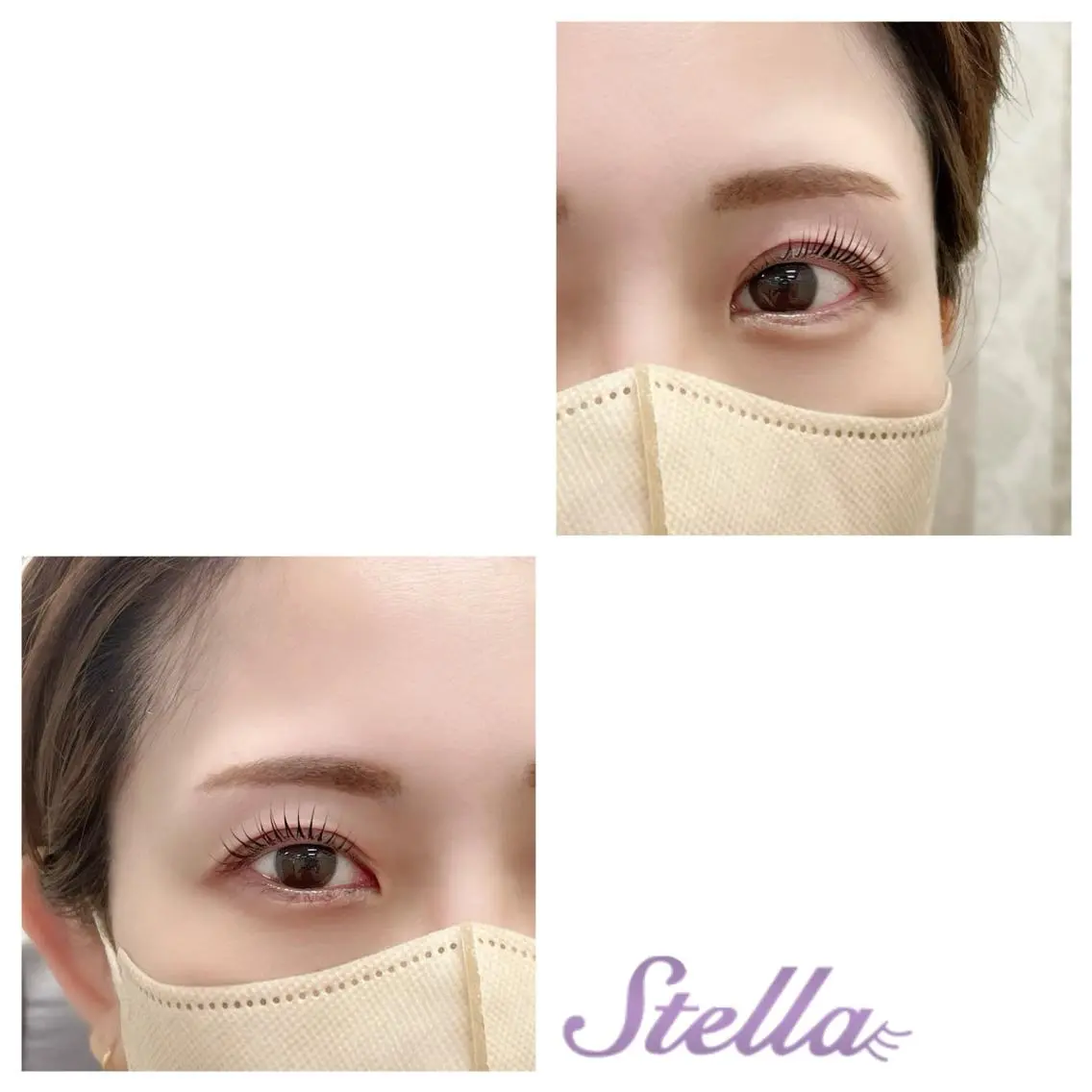 マツエク・マツパ 一重×まつ毛パーマ Stella カマダのマツエク・マツパデザイン