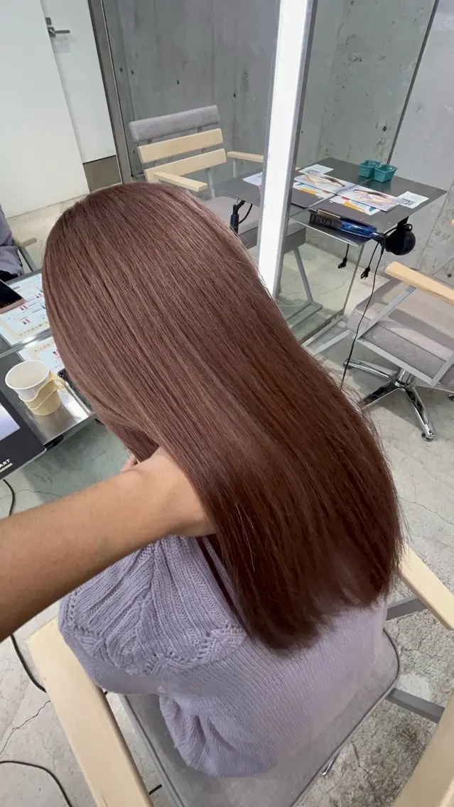 ロング ヘアカラー トリートメント ヘアセット 透明感カラー/ ブリーチ/💓パタオのヘアスタイル