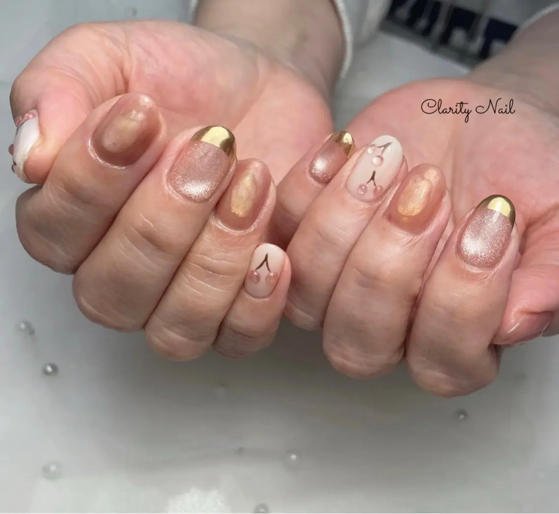 ネイル アートネイル 持ち込み ハンドネイル Clarity Nailのネイルデザイン