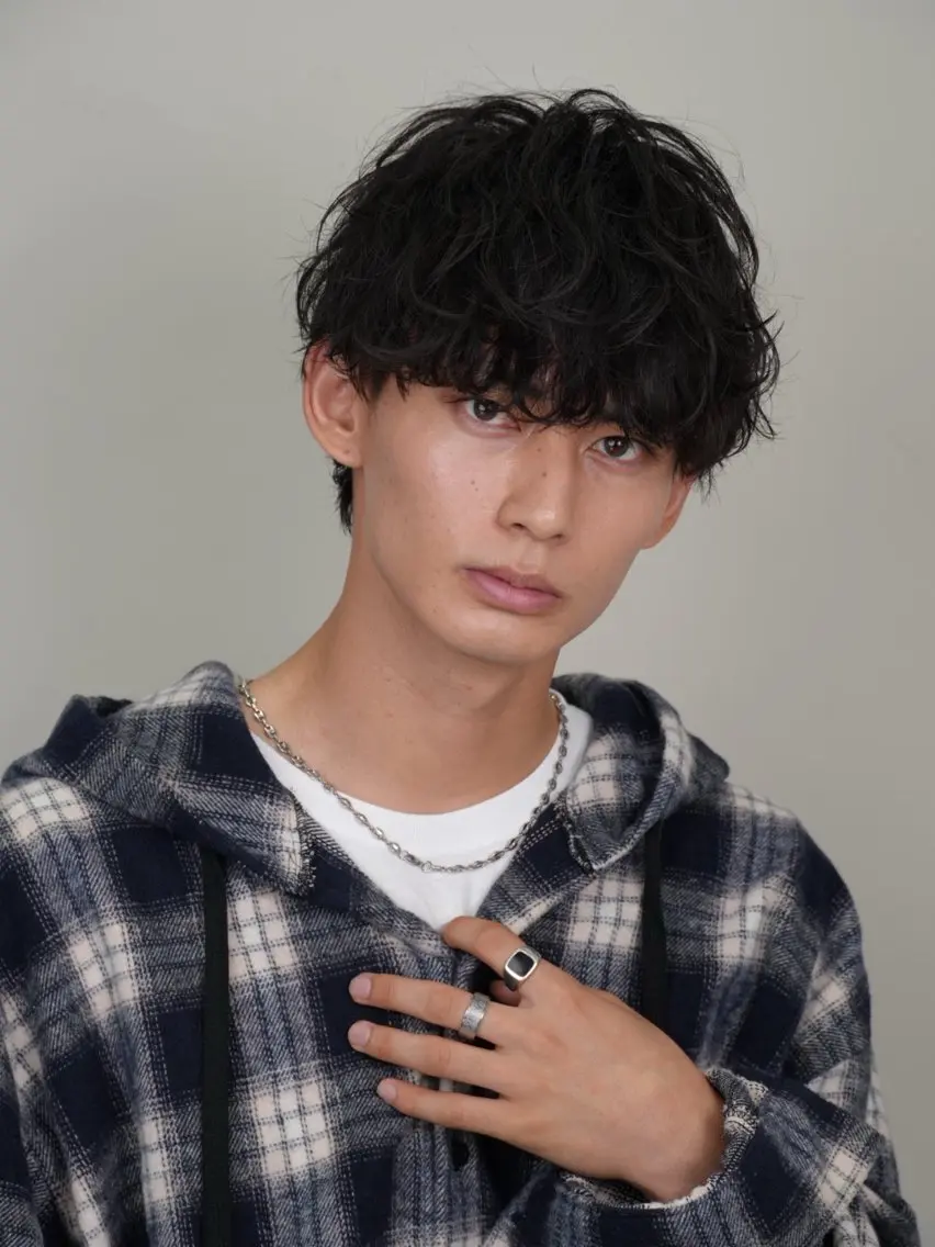 ショート パーマ メンズ パーマ トリートメント ヘアセット 11.12月限定割引 fifth前比嘉💥のヘアスタイル