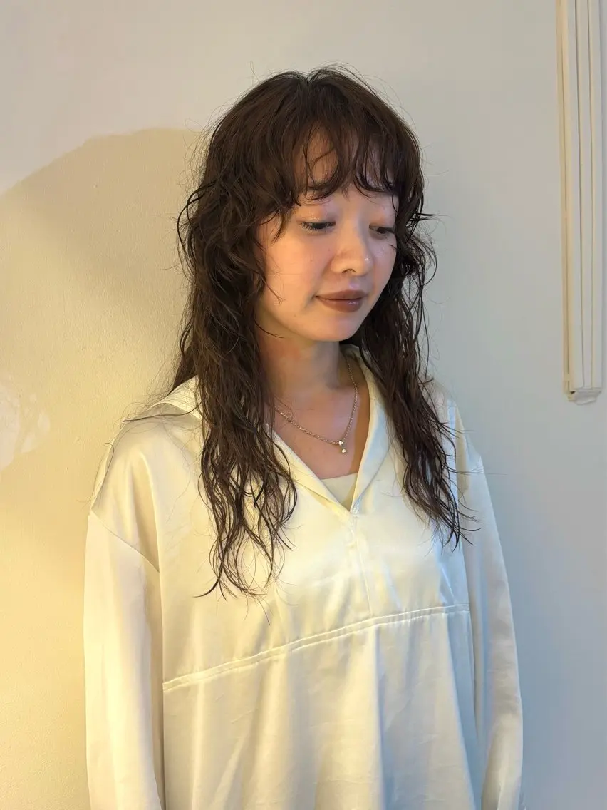 似合わせカット+パーマ+トステアトリートメント¥17600⇒¥12200の写真
