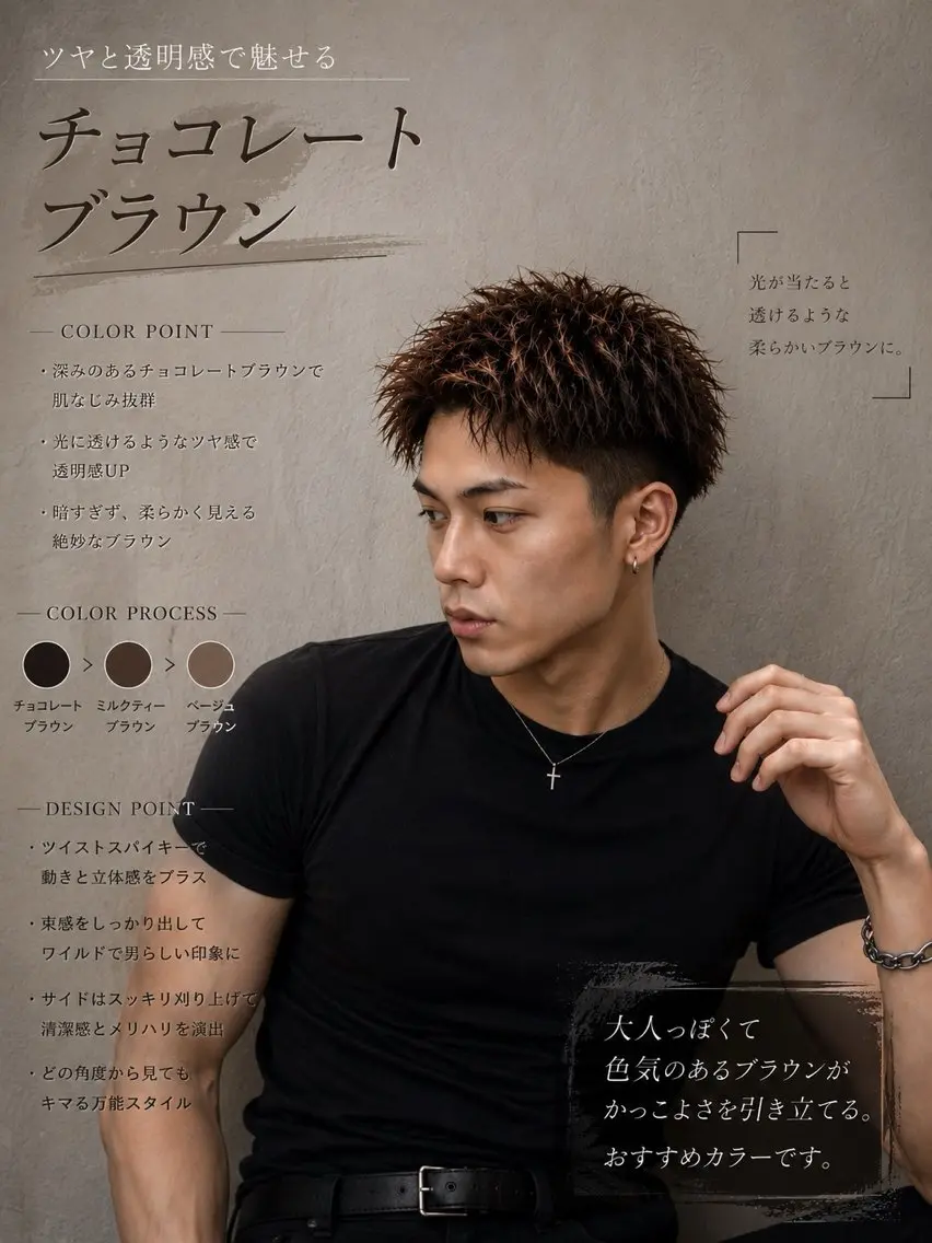ショート メンズ カット 【メンズ特化】池袋 韓国スタイル飯塚のヘアスタイル