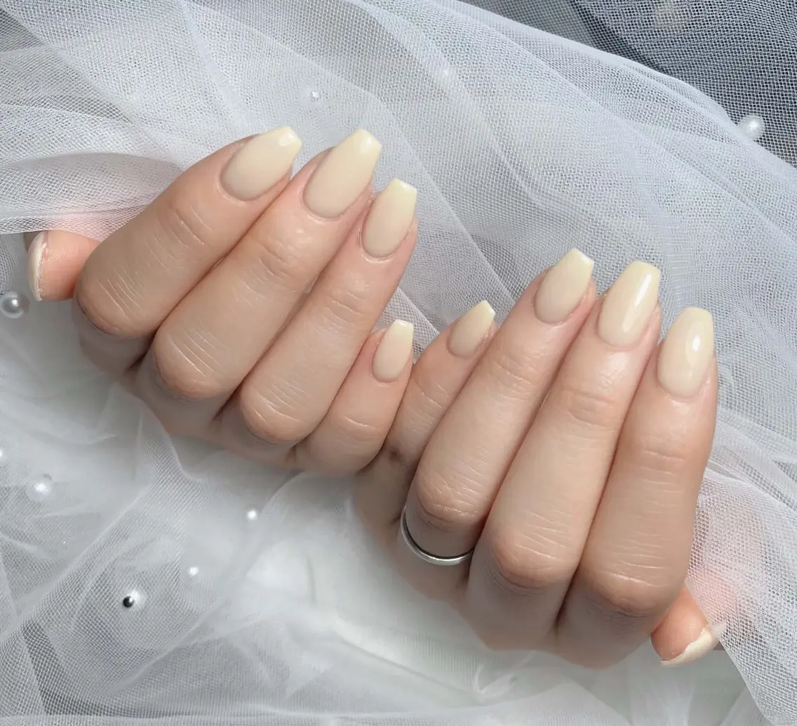ネイル アートネイル 韓国ネイル 持ち込み ワンホンネイル ハンドネイル Lenie Nail Salonのネイルデザイン