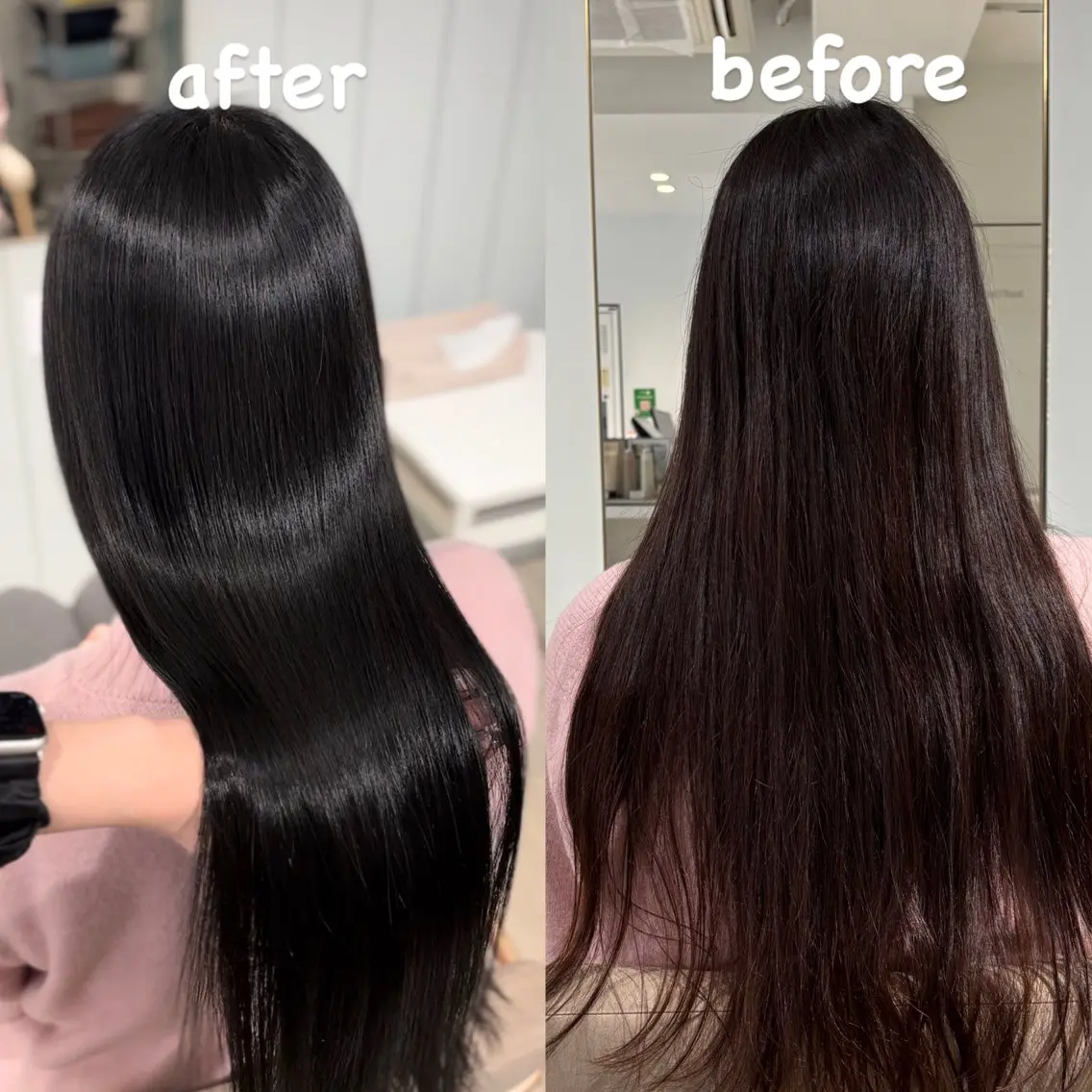 ミディアム カラー カット ヘアカラー 縮毛矯正 トリートメント 縮毛矯正/レイヤー/ 髪質改善/海月のヘアスタイル