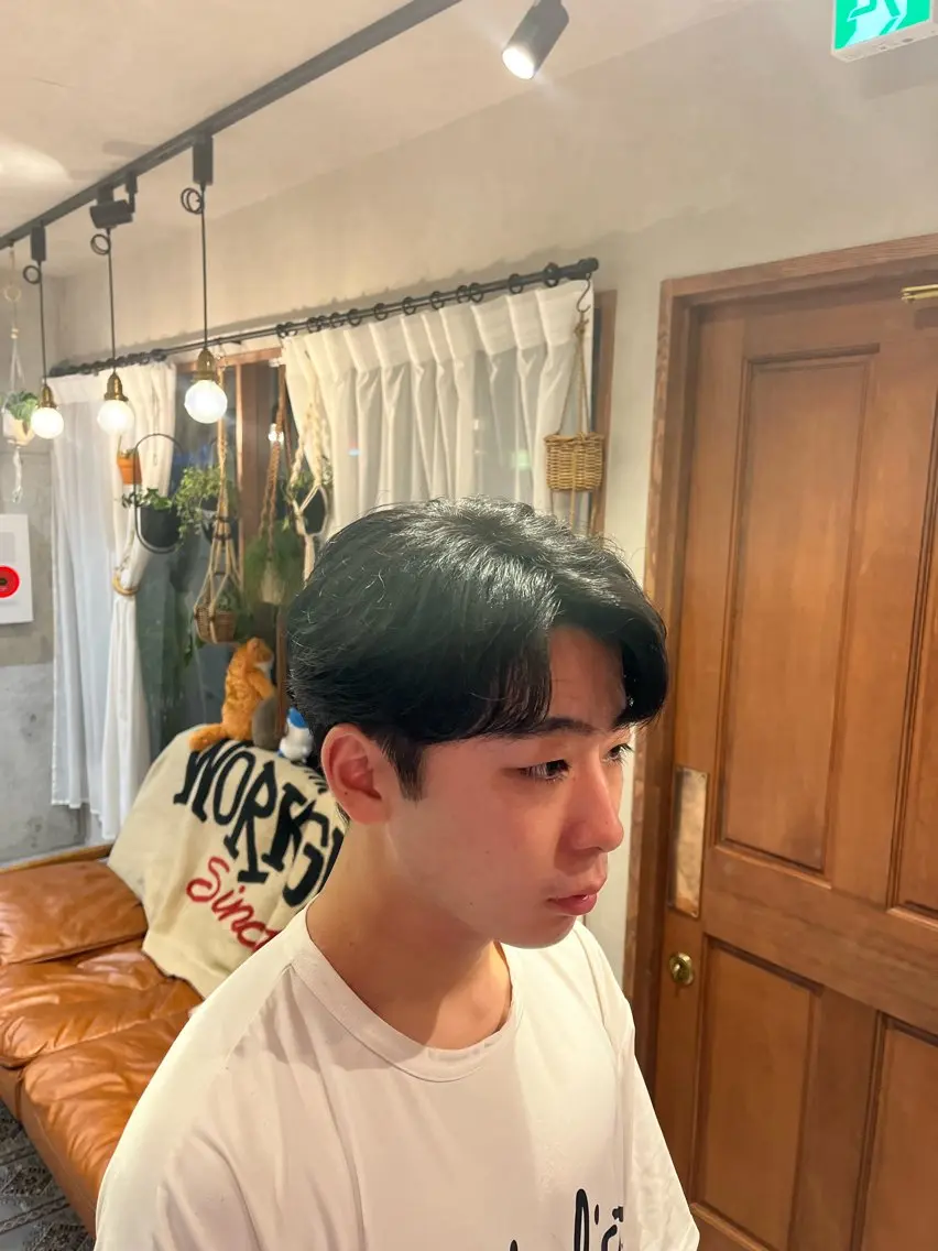 ショート メンズ メンズ韓国風 韓国マッシュ マッシュ 韓国風ヘア 🌀メンズパーマ🌀 🐏丸山祐宇🐏のヘアスタイル