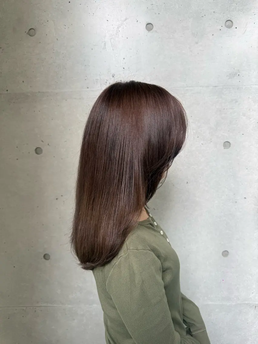 ロング カラー ヘアカラー 多田 明希のヘアスタイル