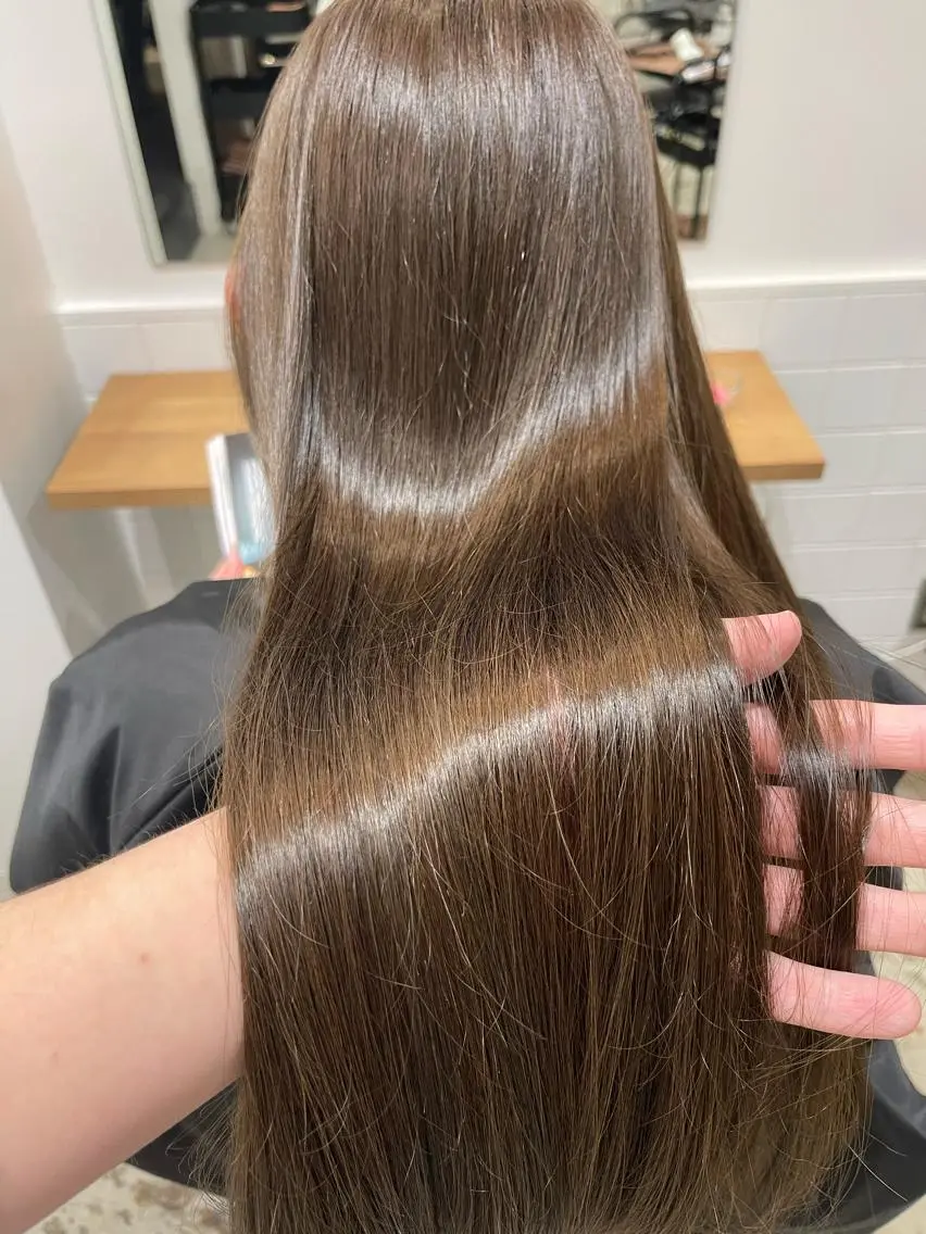 【髪質改善】似合わせカット+ヘアカラー+ケアプロ超音波トリートメントの写真