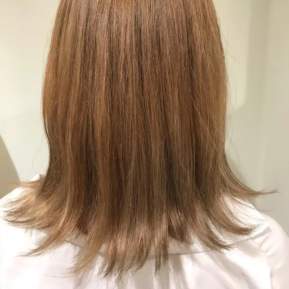 ミディアム カラー fuchigami suzunoのヘアスタイル