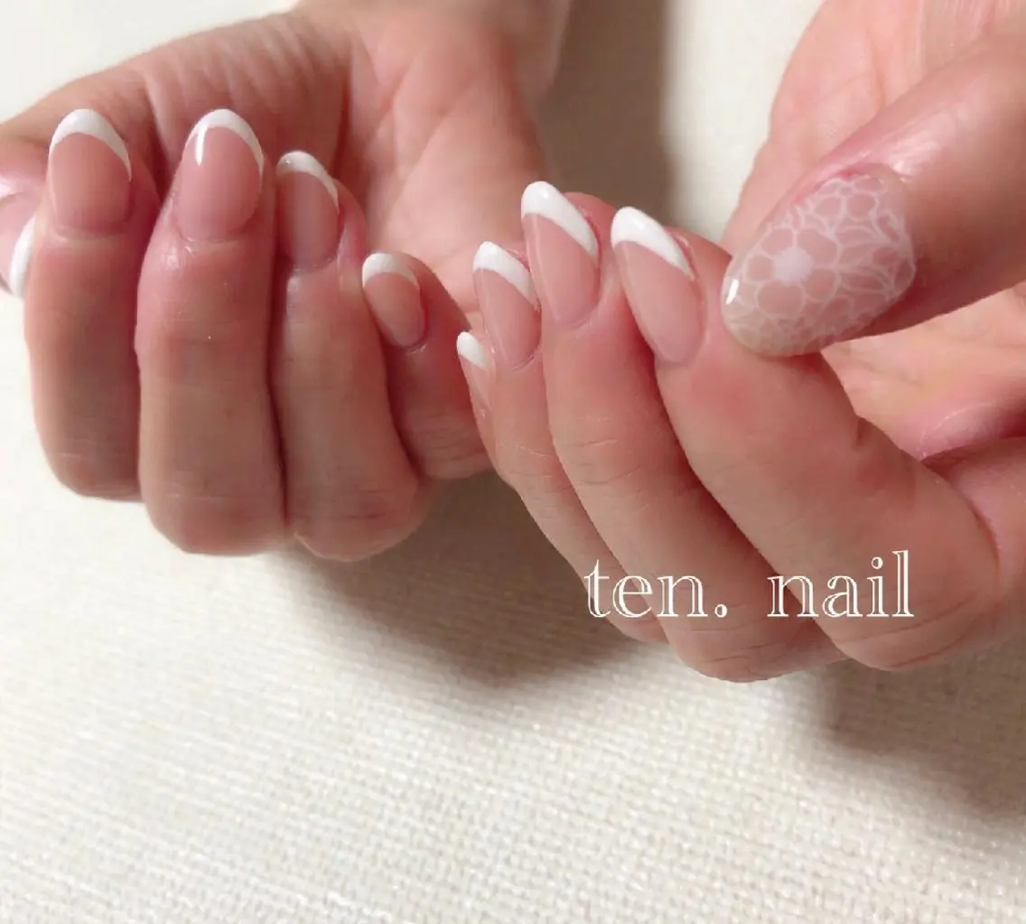 ネイル アートネイル フレンチネイル ten. nailのネイルデザイン