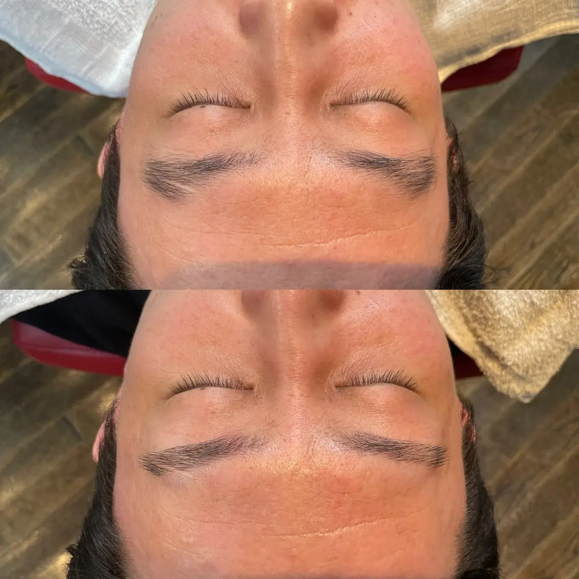 【バーバーだからできる】眉剃り眉カットの写真