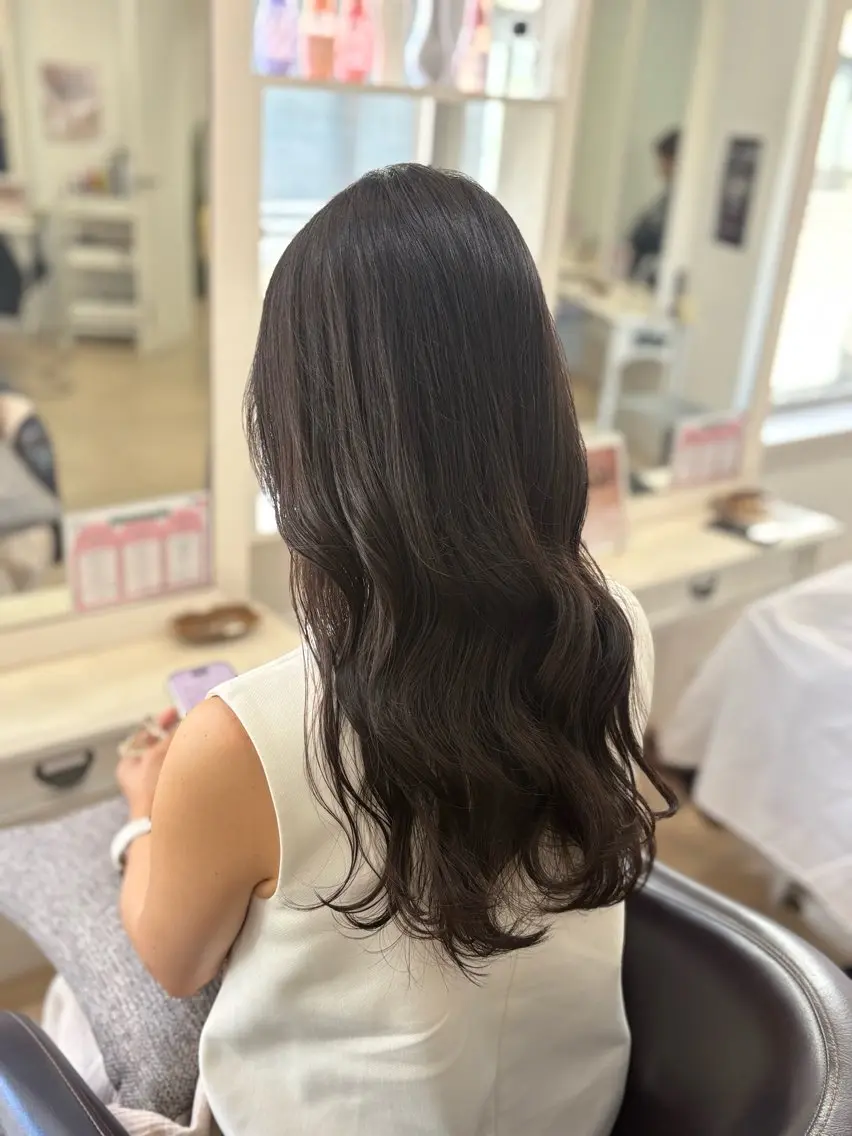 ロング トリートメント カット トリートメント 🫧arisa🫧 レイヤー/アレンジのヘアスタイル