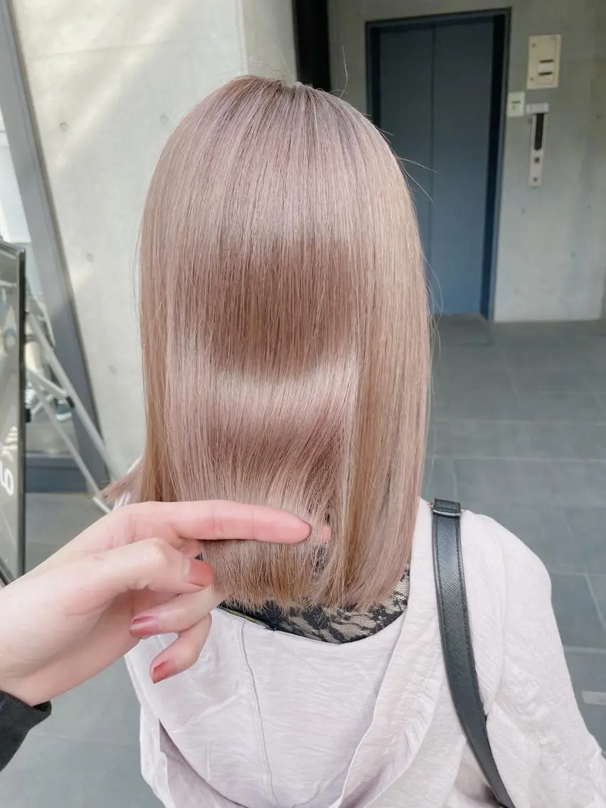 【💗ブリーチなし💗】イルミナカラー➕高補修2Stepトリートメント🌸の写真