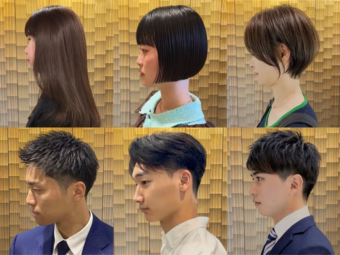 メンズ✂️レディス 岩井勇磨のヘアスタイル