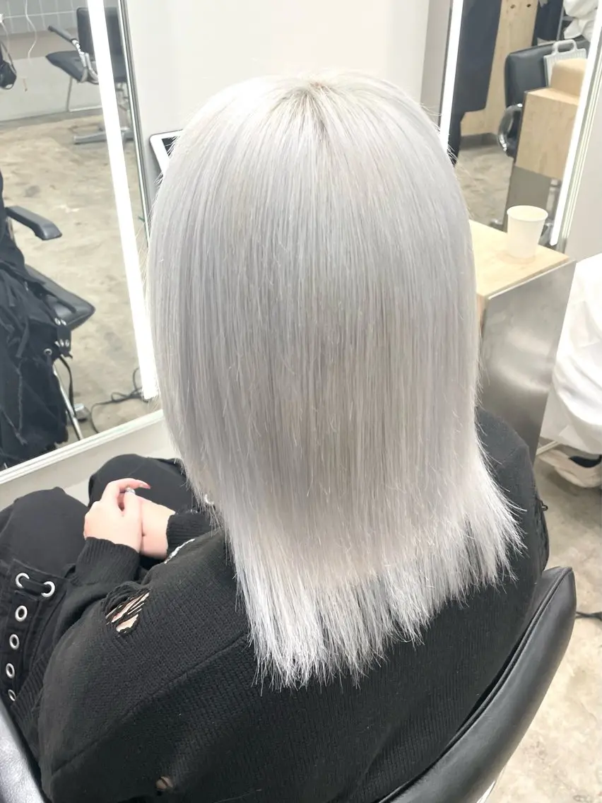カラー ヘアカラー ️🩷ハイトーン特化 RYUGA️🩵のヘアスタイル