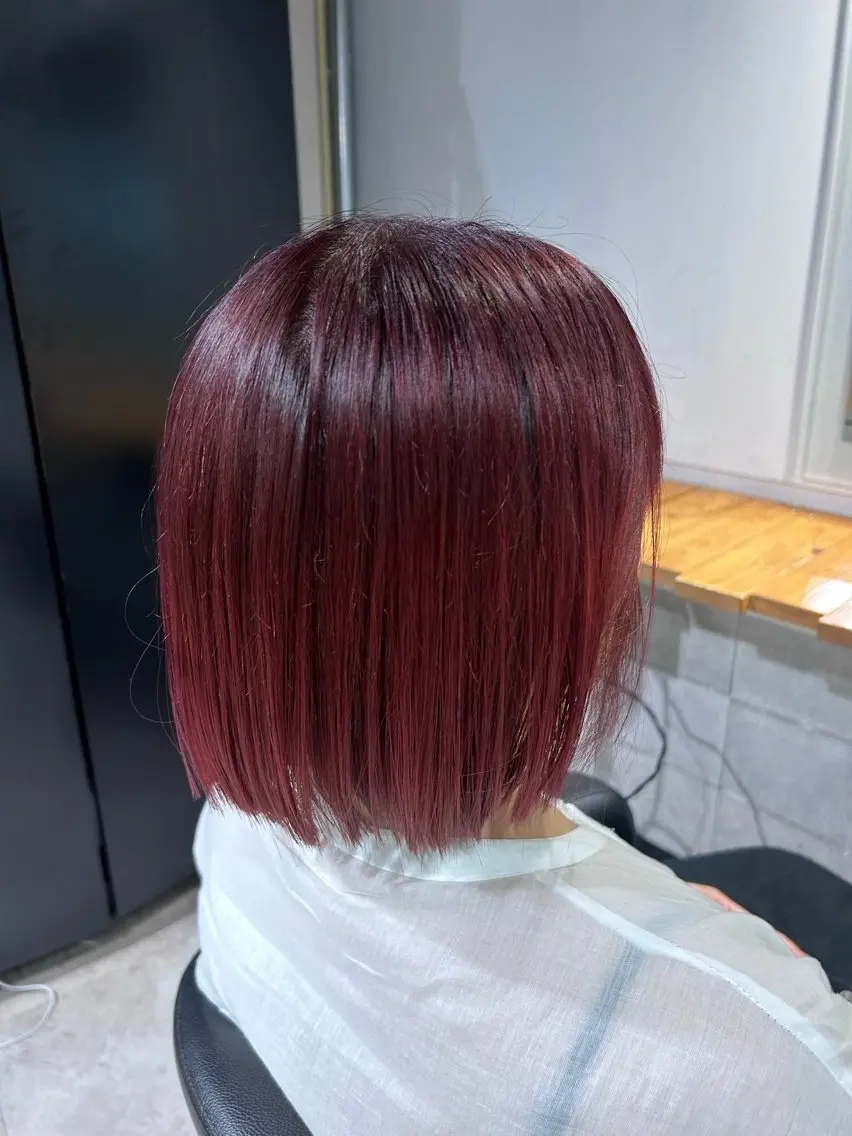 ミディアム カット ヘアカラー トリートメント ヘッドスパ レイヤーStyle 🪽菜々実のヘアスタイル