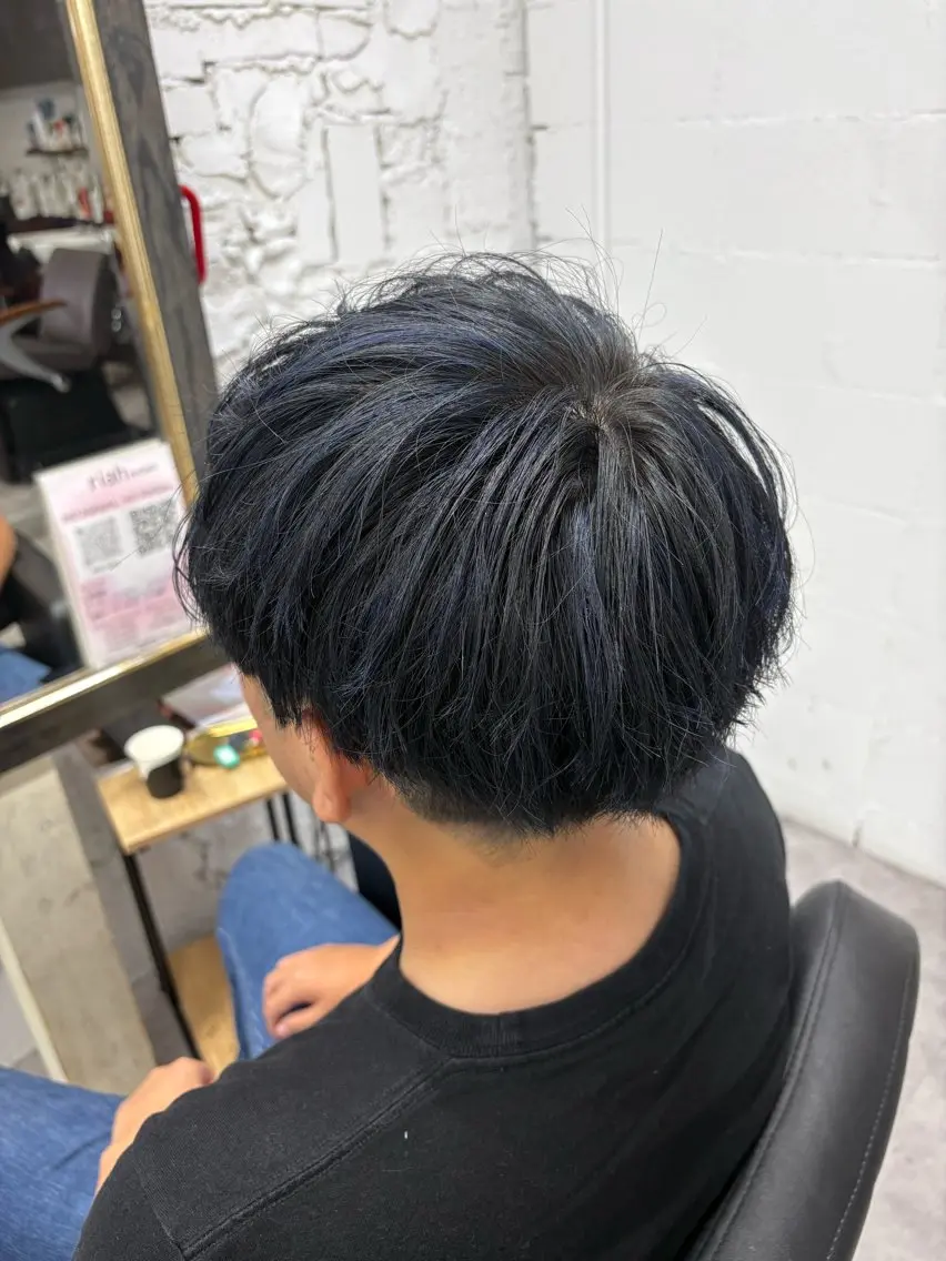 カラー メンズ 笹江 瑞穂のヘアスタイル