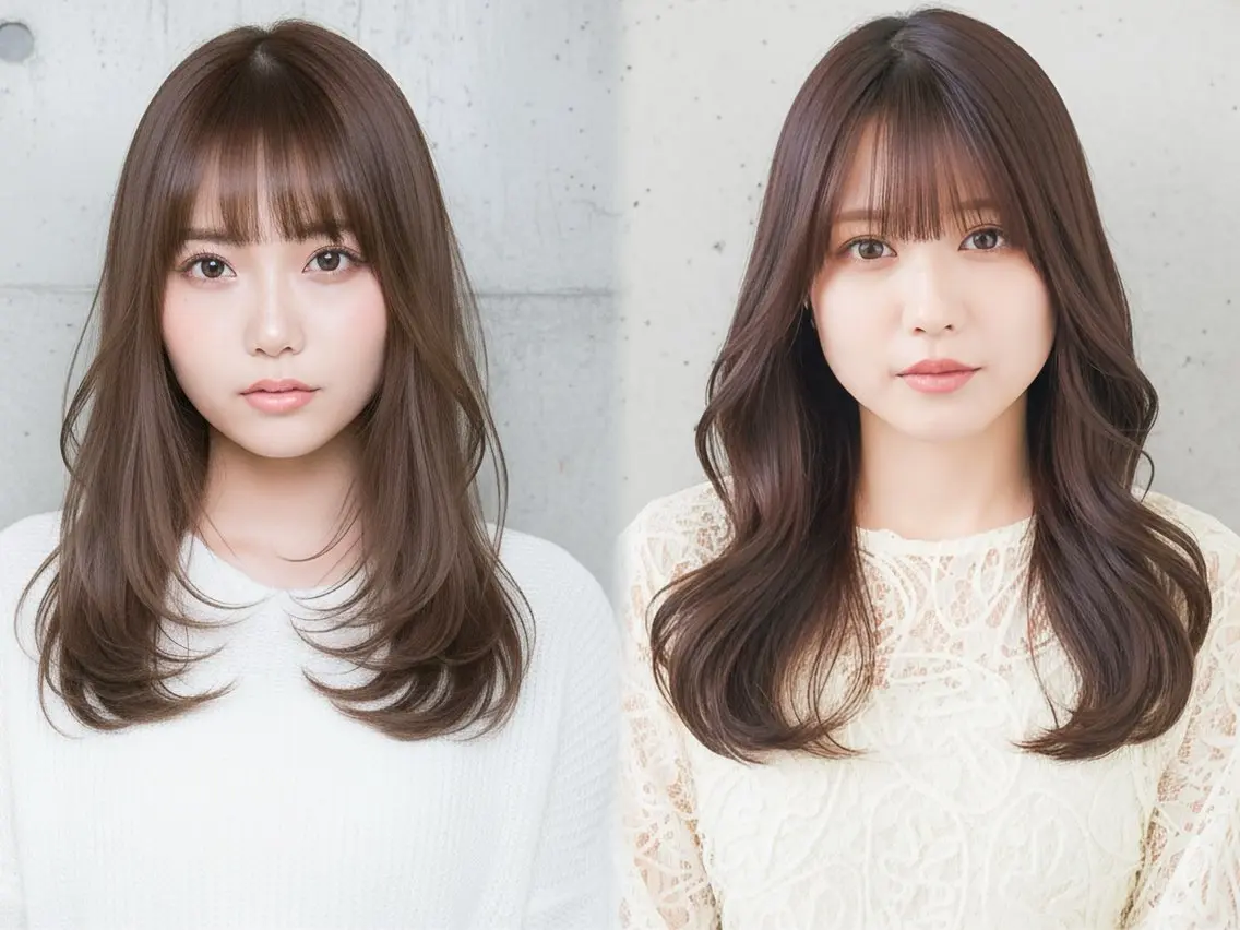 セミロング カット ヘアカラー ショート〜ミディアム 喜多司のヘアスタイル