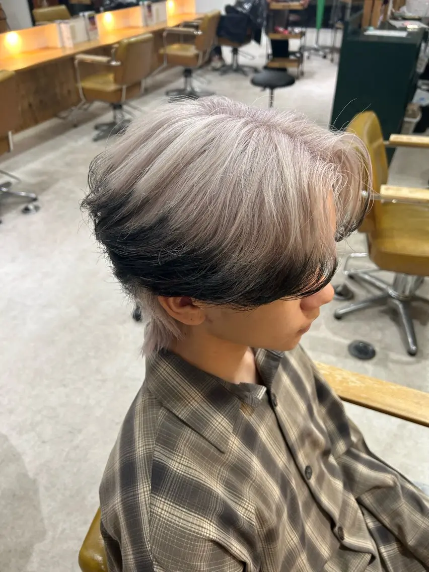 カラー ヘアアレンジ メンズ カット ヘアカラー 《海外ヘア特化》 早川 愛斗のヘアスタイル