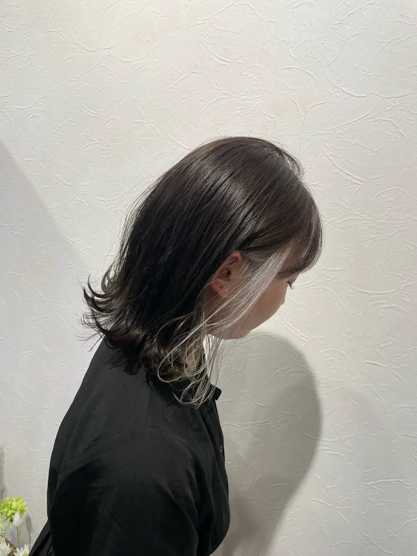 🤍イヤリングカラー🤍イヤリングブリーチ+カラーの写真