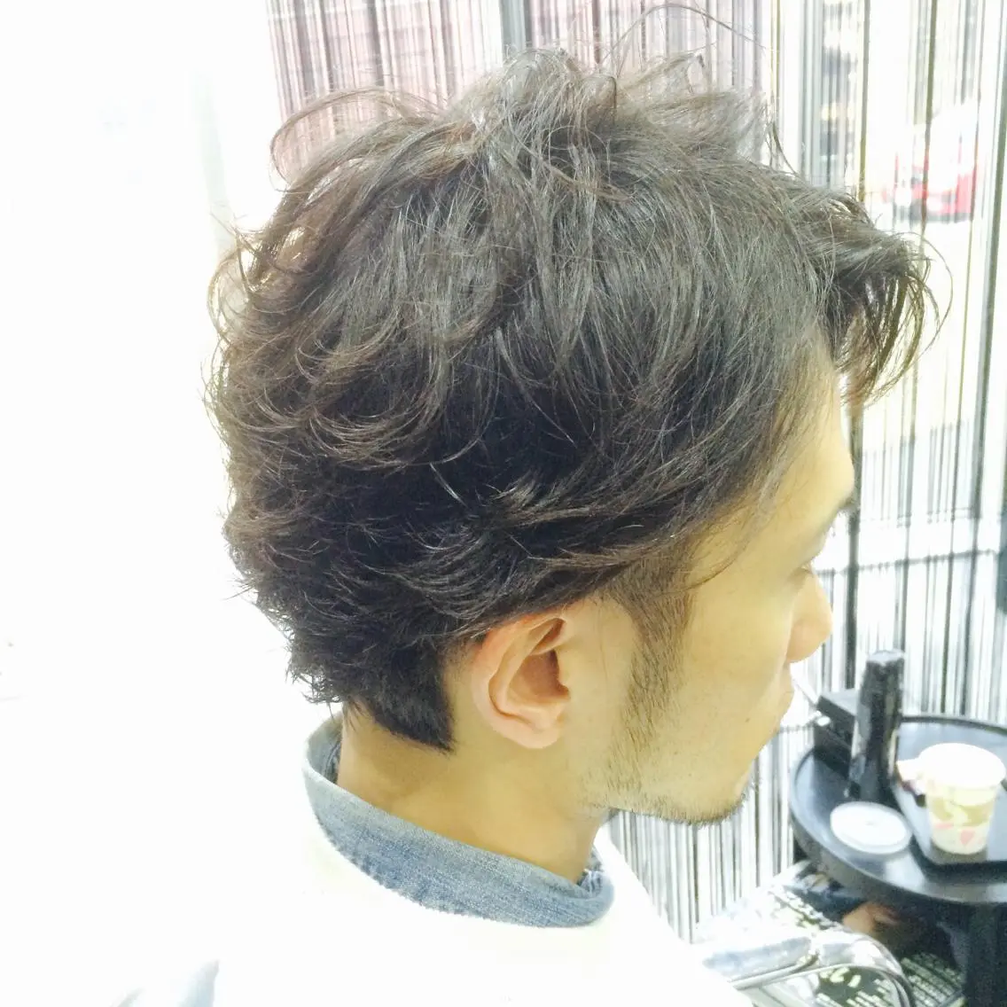 ショート ミディアム カラー パーマ メンズ SUNNY GRACEのヘアスタイル