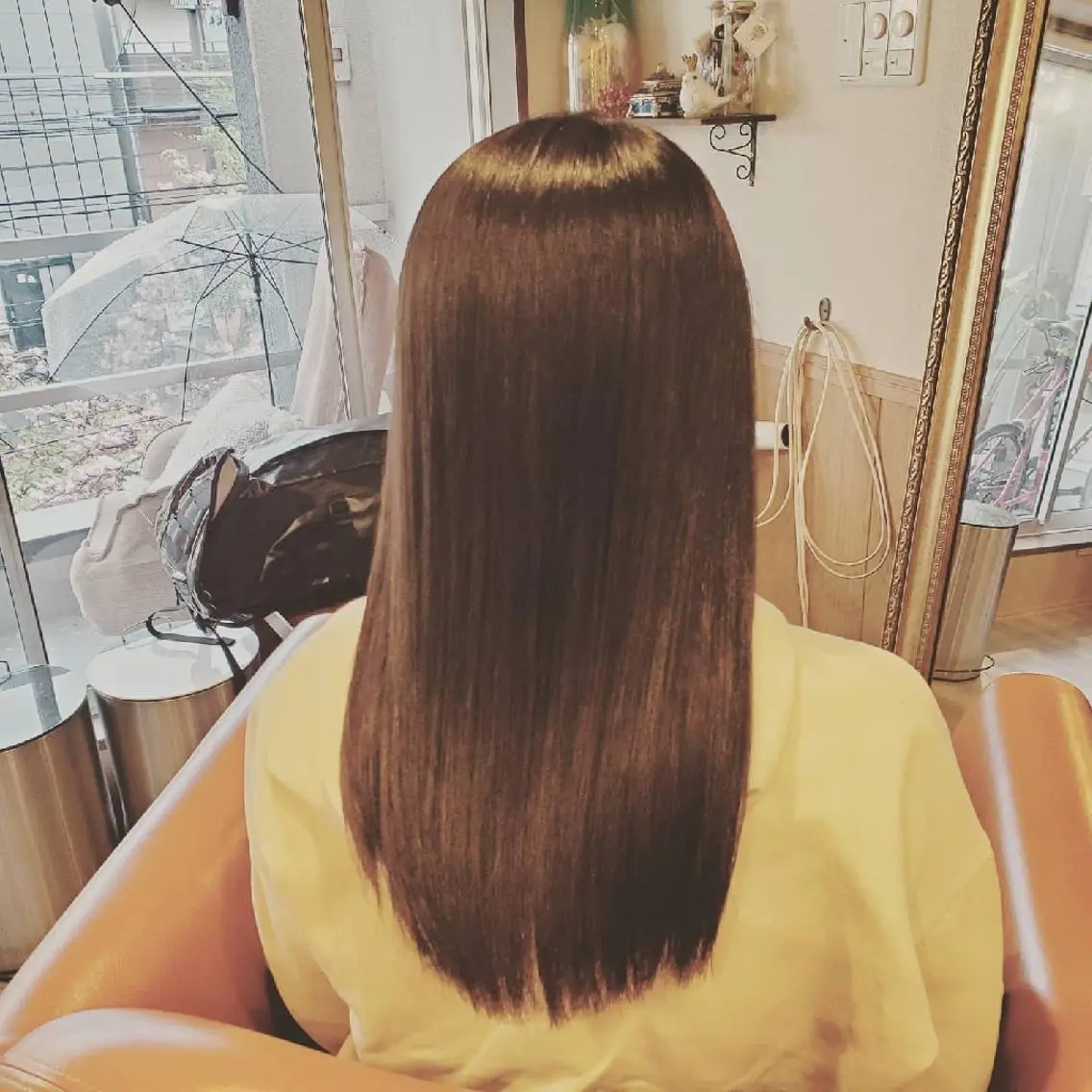 ロング パーマ 外国人風カラー 縮毛矯正 トリートメント 酸熱トリートメント カット 縮毛矯正 spa hair ark 富井直美のヘアスタイル
