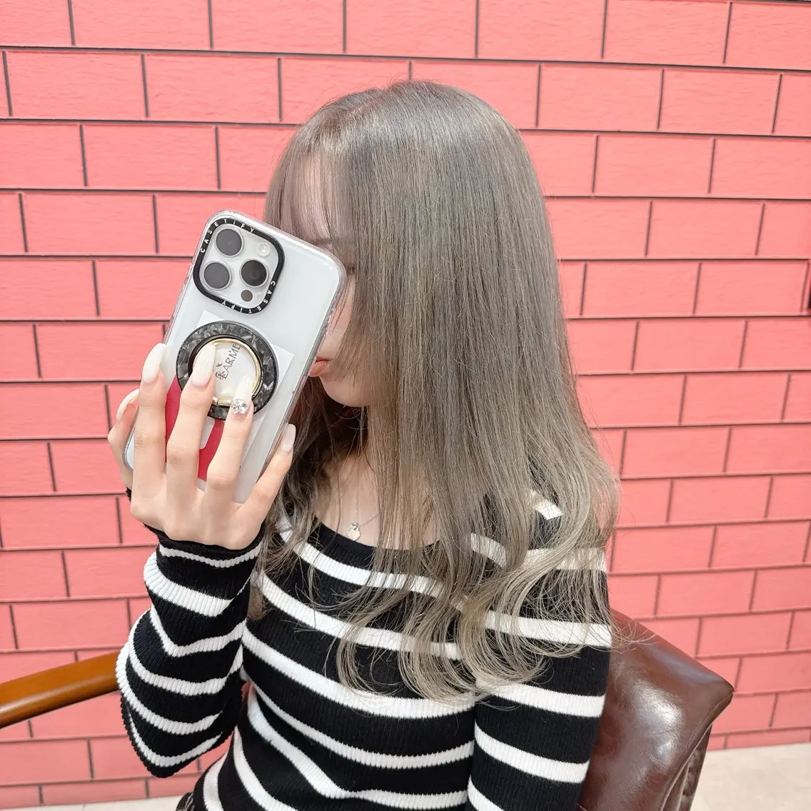 ロング カラー バレイヤージュ ブリーチ ケアブリーチ 透明感カラー ダブルカラー ヘアカラー トリートメント ブリーチの神 KYONのその他イメージ